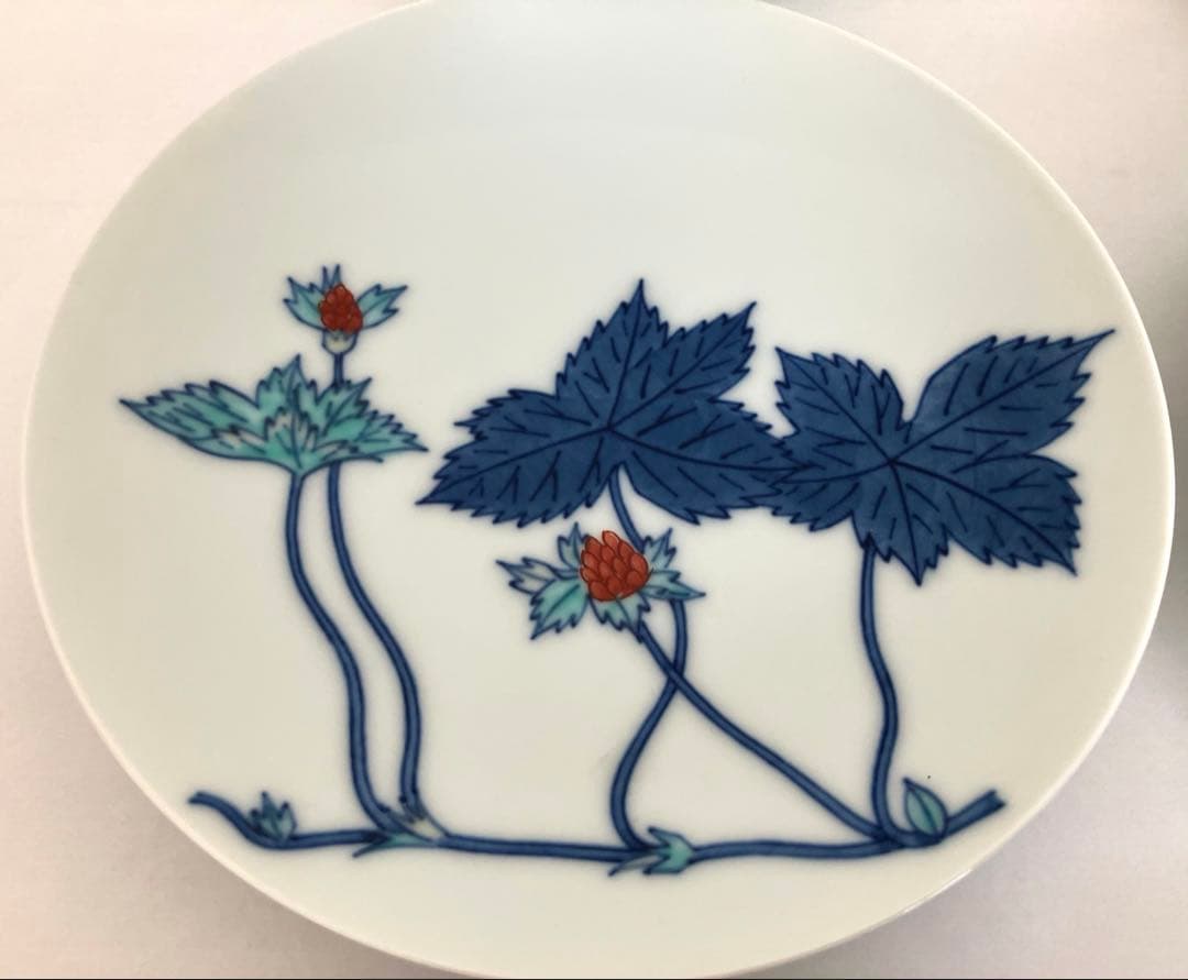 極美品★今泉今右衛門★2客★錦苺絵紅茶碗★カップ＆ソーサー★有田焼★ARITA