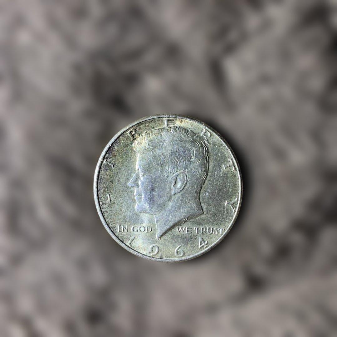 1964年造 ケネディ ハーフダラー  シルバー 銀貨