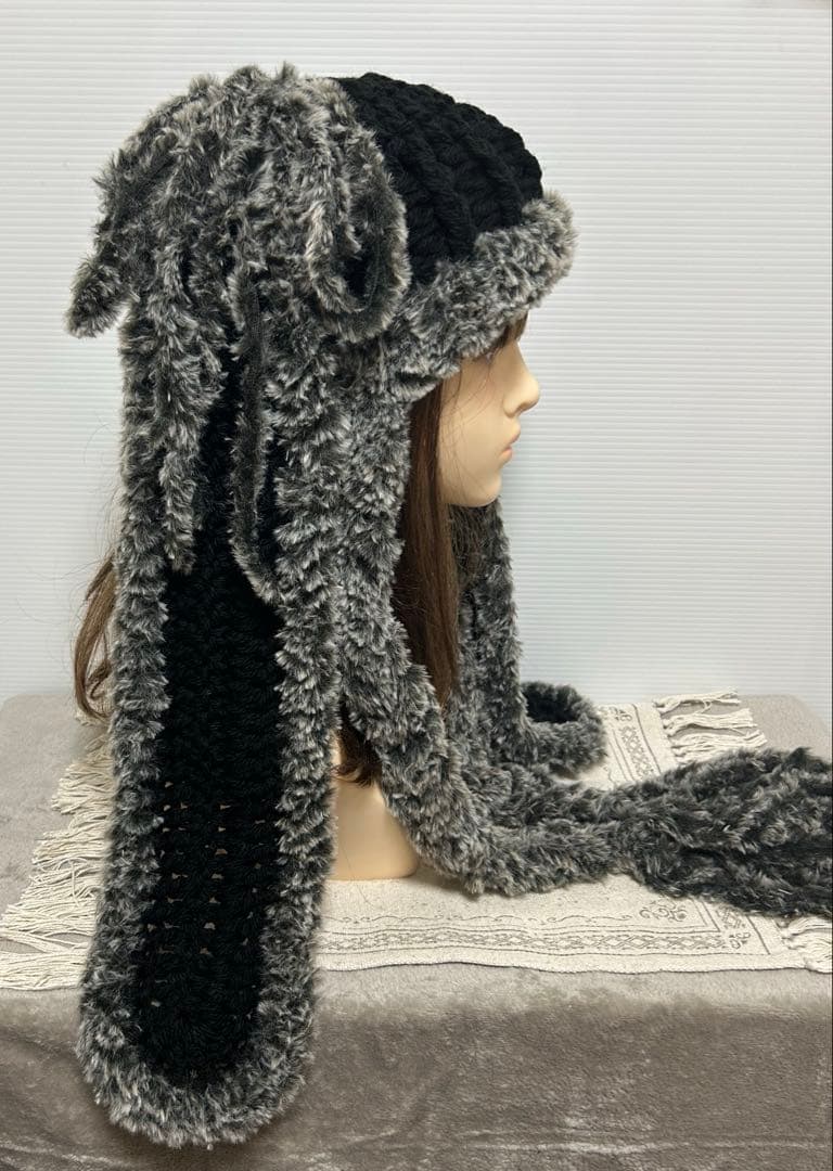 うさ耳フライトキャップ y2k ギャル サブカル オルチャン ゴシック