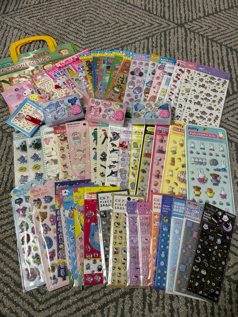 最終値下げ！ボンボンドロップシール、うるちゅる、ウォーターシール、132枚セット