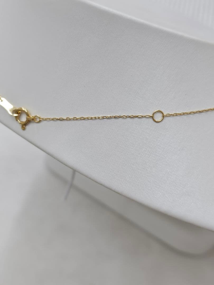 K18 あこやパールネックレス カットボール付き