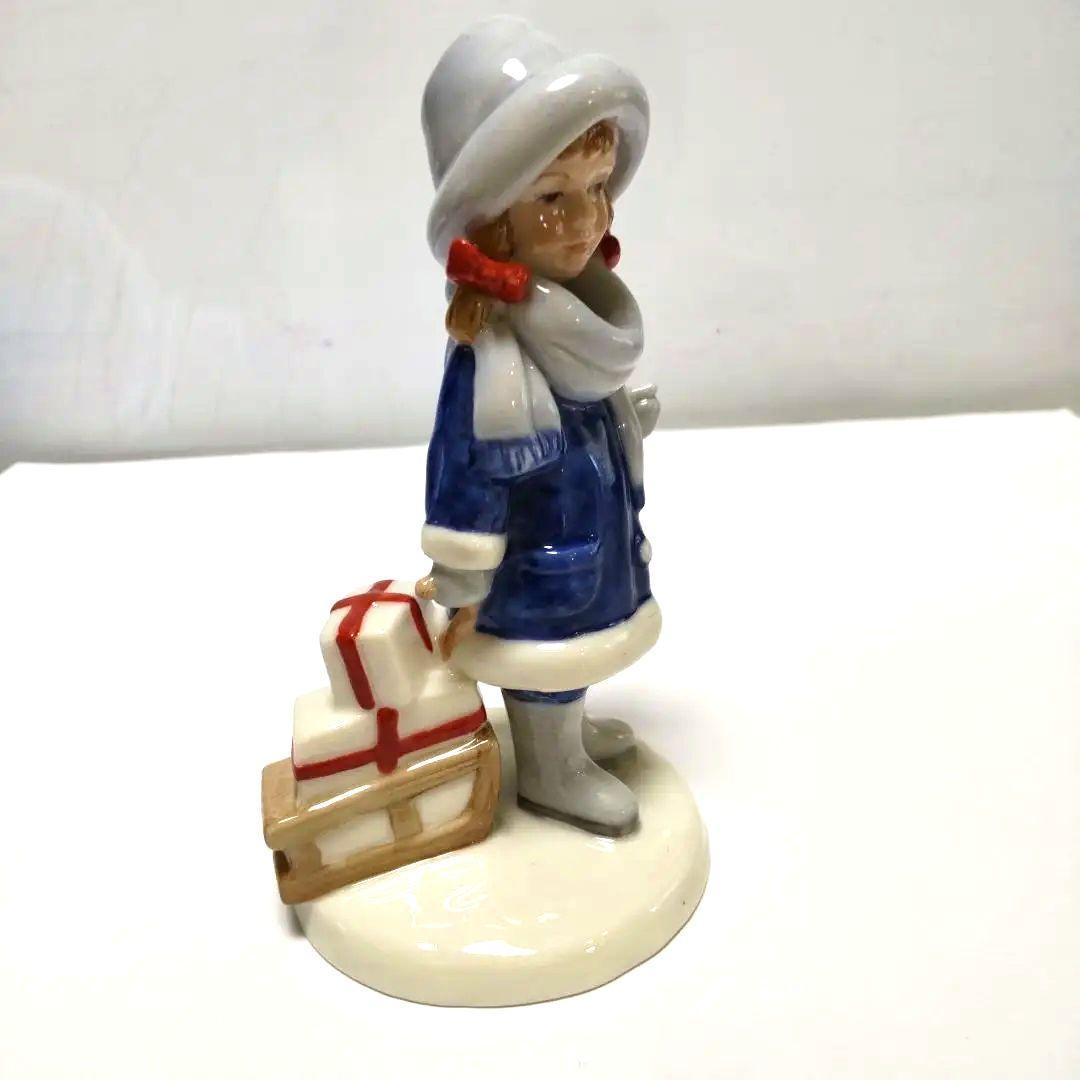 【美品】ロイヤルコペンハーゲン イヤーフィギュリンペア2003年 男の子 女の子