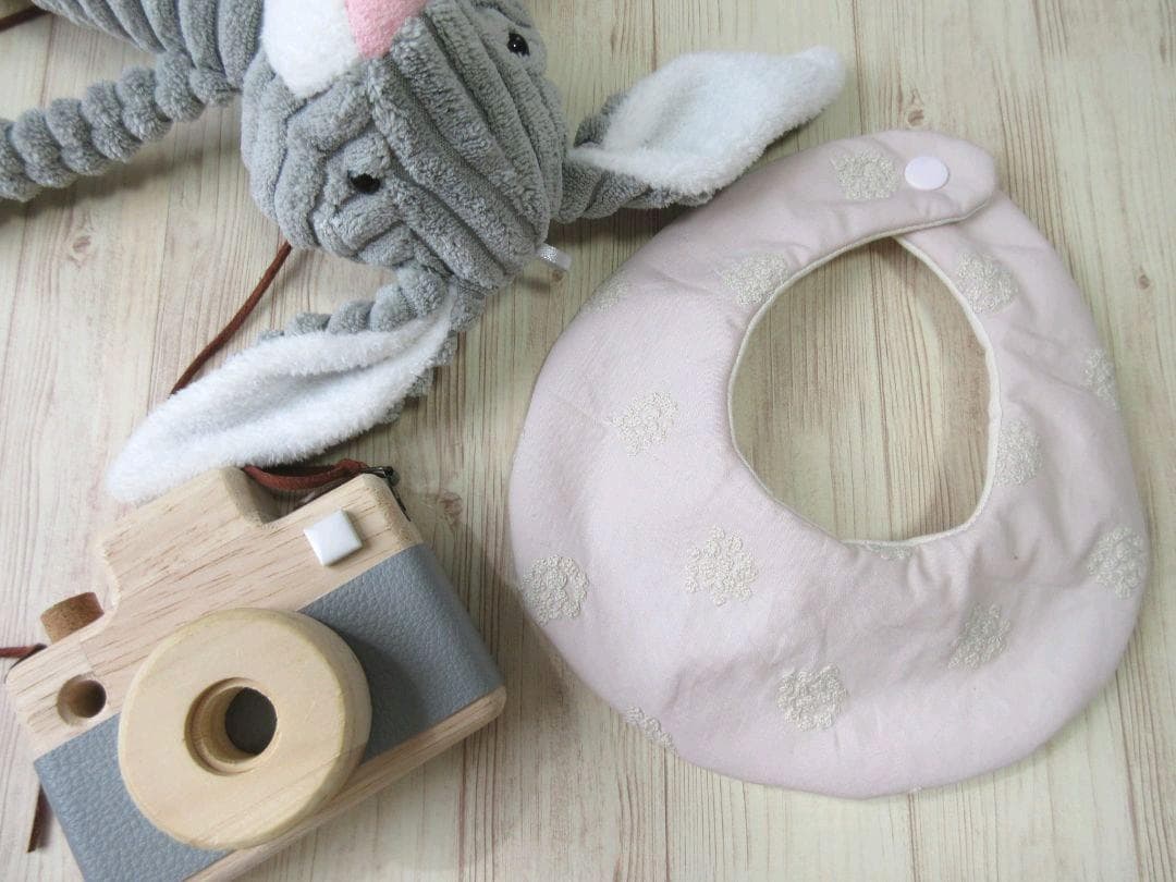 ‪ꫛꫀꪝ ミニエッグ アナベルの刺繍 グレイッシュピンク ❁