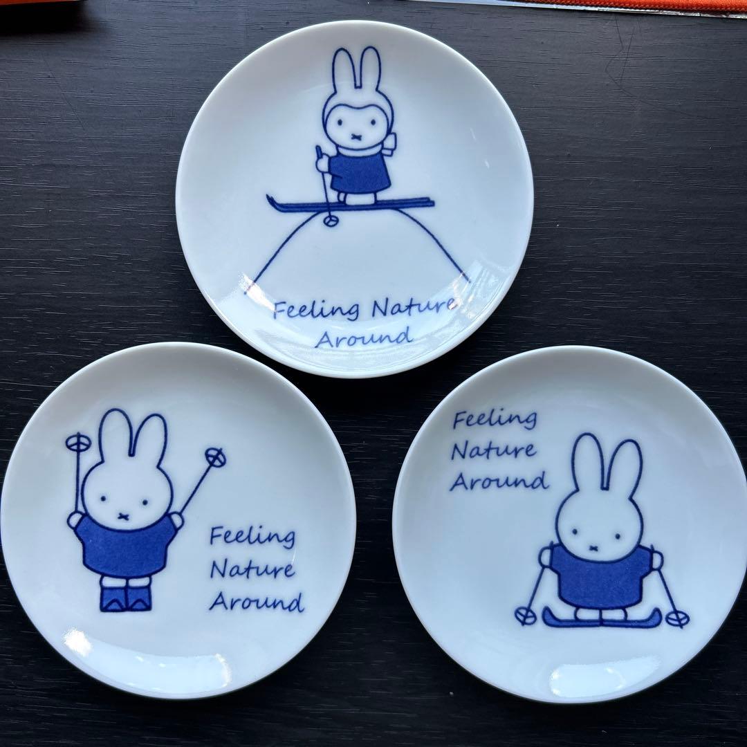 ミッフィー　かたしな高原スキー場　タオル まめ皿miffy 新品　ふゆのひ