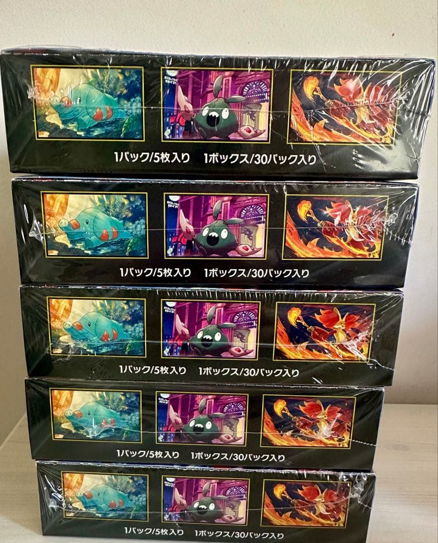 #シュウリンク付きのポケモンカードゲーム 6ボックスセット