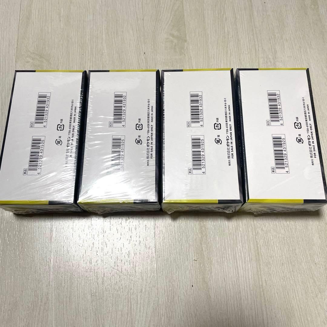 ポケモンカードゲーム MEGA ドリームex シュリンクつき4BOX
