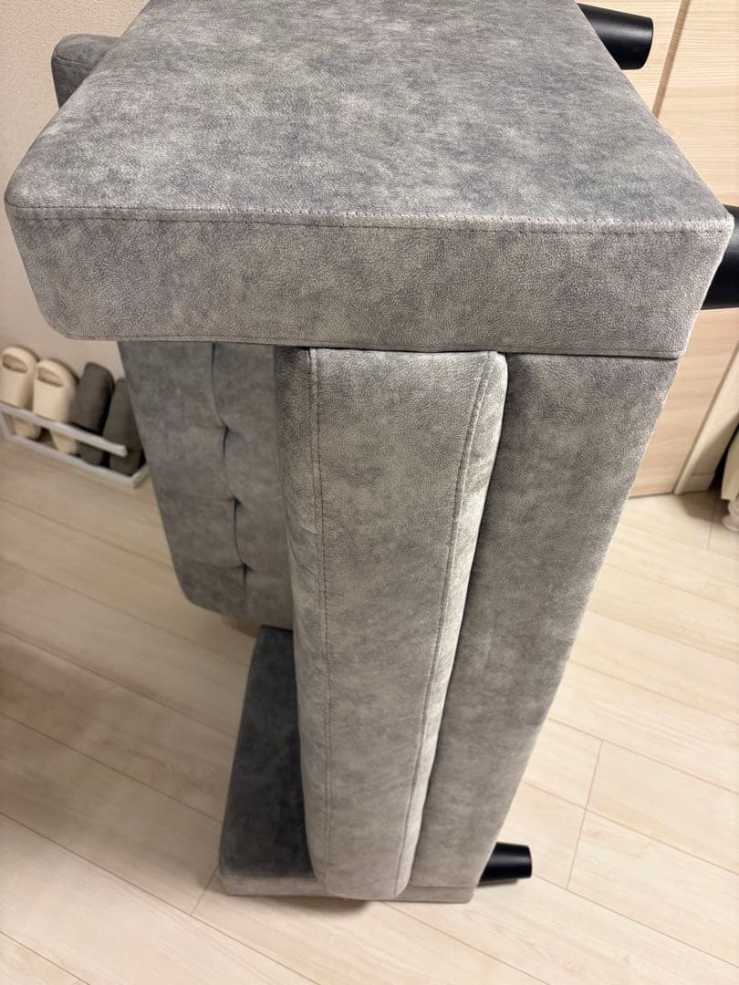 OFFER9 (オファーナイン) 2人掛けソファー グレー