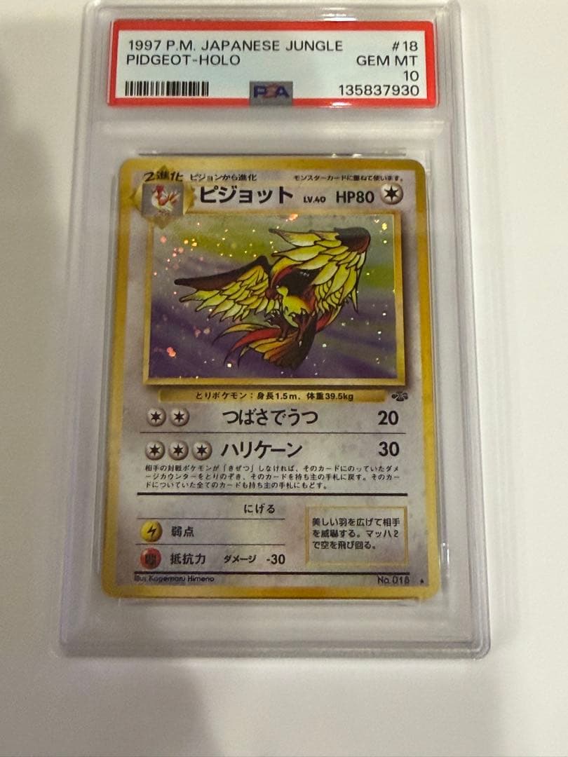 【PSA10】ポケモンカード 旧裏 ピジョット ★拡張パック ポケモンジャングル