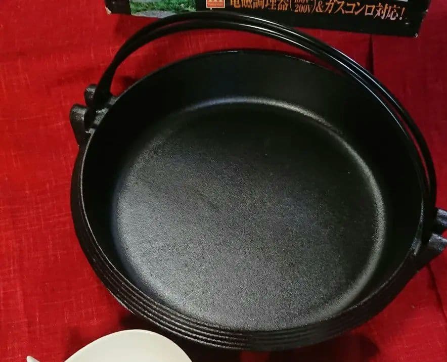 ♣お奨め♥高級イシガキ産業・超特大２６cm《鉄鋳物製》本格派すき焼き鍋