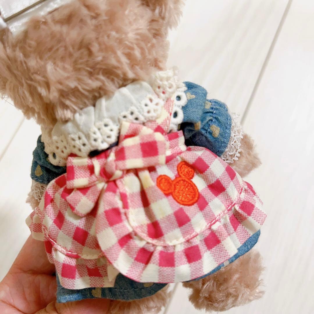 ダッフィー &シェリーメイぬいぐるみバッジ　2014年スウィートダッフィー