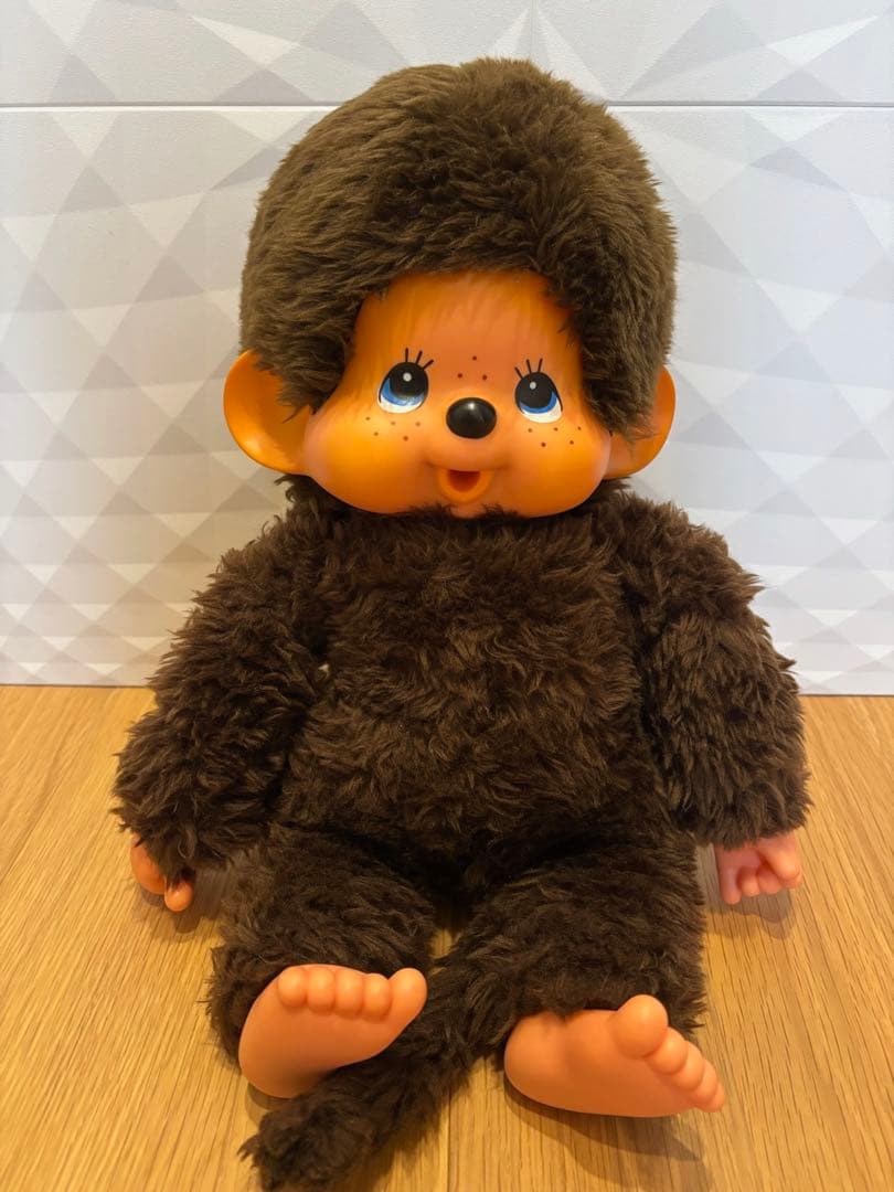 セキグチ 当時物 おおきな モンチッチ ビンテージ ブルーアイ Lサイズ