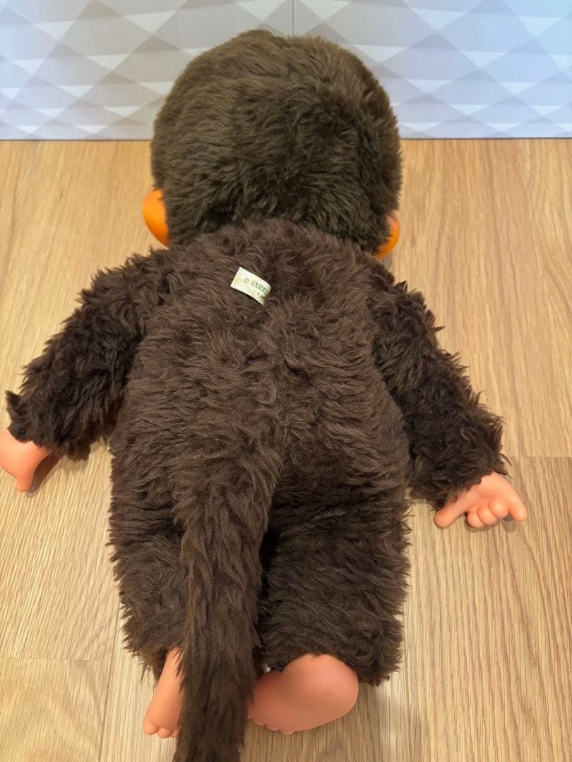 セキグチ 当時物 おおきな モンチッチ ビンテージ ブルーアイ Lサイズ