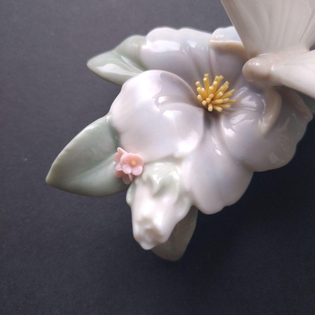 LLADRO リヤドロ　花と蝶々　置物　　フィギュリン レア