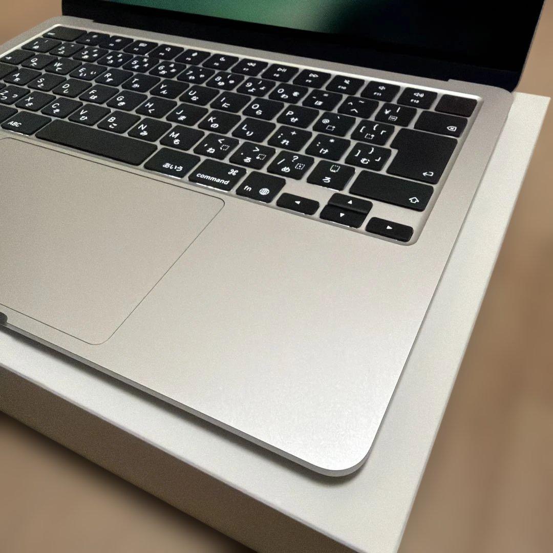 【美品】M4 MacBookAir13インチ16GB 512GB 充放電回数5回