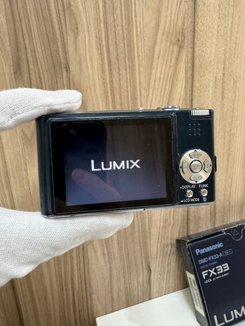 【稼働品】パナソニック デジカメ LUMIX DMC-FX33-A ブルー