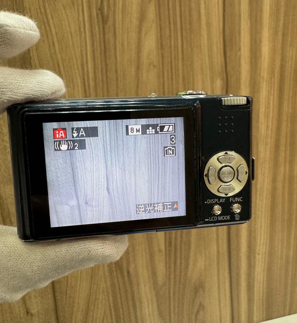 【稼働品】パナソニック デジカメ LUMIX DMC-FX33-A ブルー