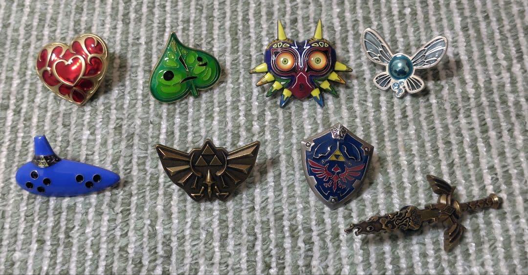 ゼルダの伝説 ピンズ 全8種 Nintendo Zelda Pins Comp