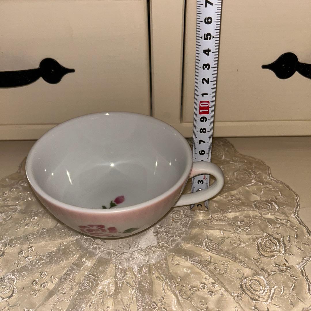 マニー ローズ 耐熱ガラスレンジ専用キャセロールとスープカップ