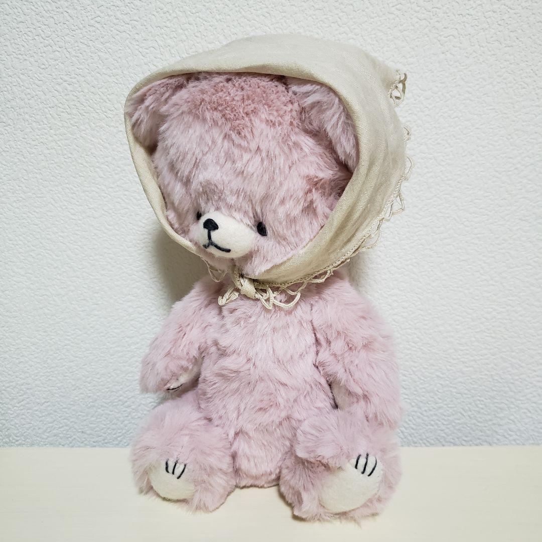 No.717 テディベア(M)BD2026.4.4 ピンク×スカーフ