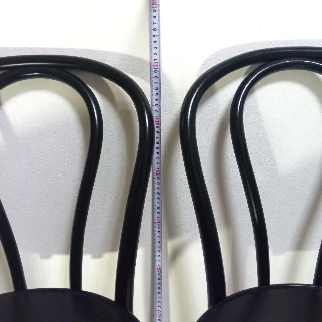 ベンドウッドチェア　ブラック　曲げ木　チェコ製　2脚セット