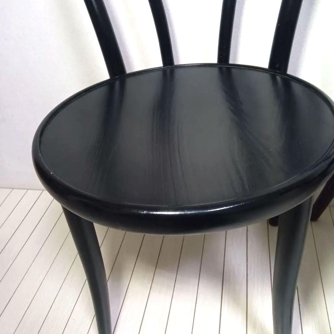 ベンドウッドチェア　ブラック　曲げ木　チェコ製　2脚セット