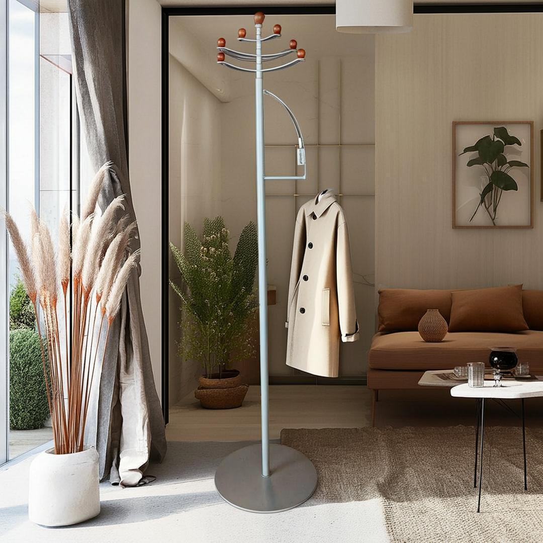 TETTU コートラック コートハンガー ポールスタンド アイアン 回転ハンガー