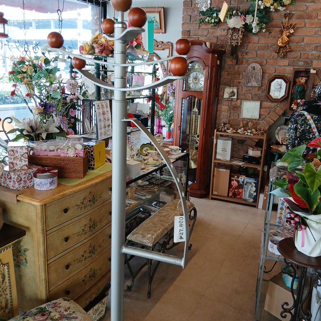 TETTU コートラック コートハンガー ポールスタンド アイアン 回転ハンガー