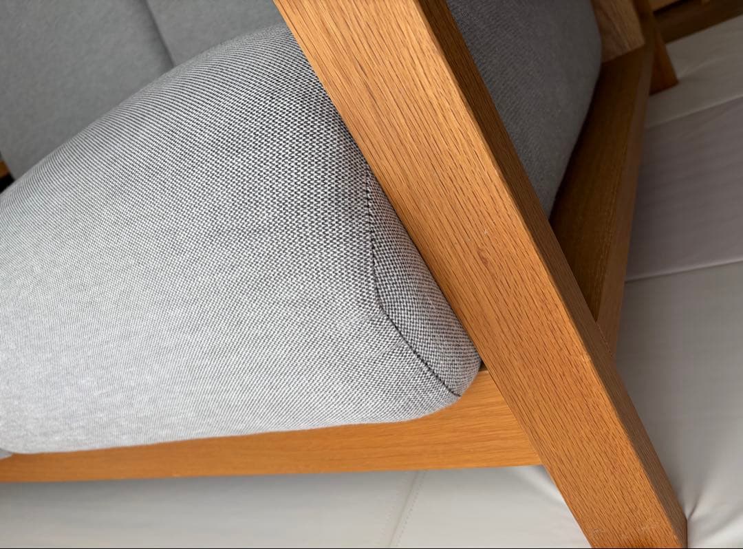 無印良品 ソファ本体 木製フレーム ウレタンポケットコイル 2シーター