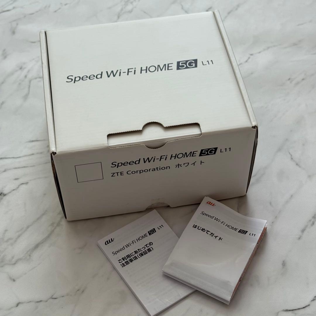 【美品・フルセット】Speed Wi-Fi  5G L11 ホワイト