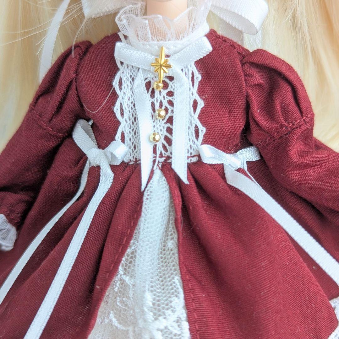 1461※ハルモニアブルーム※ワインレッドのロリータワンピース※