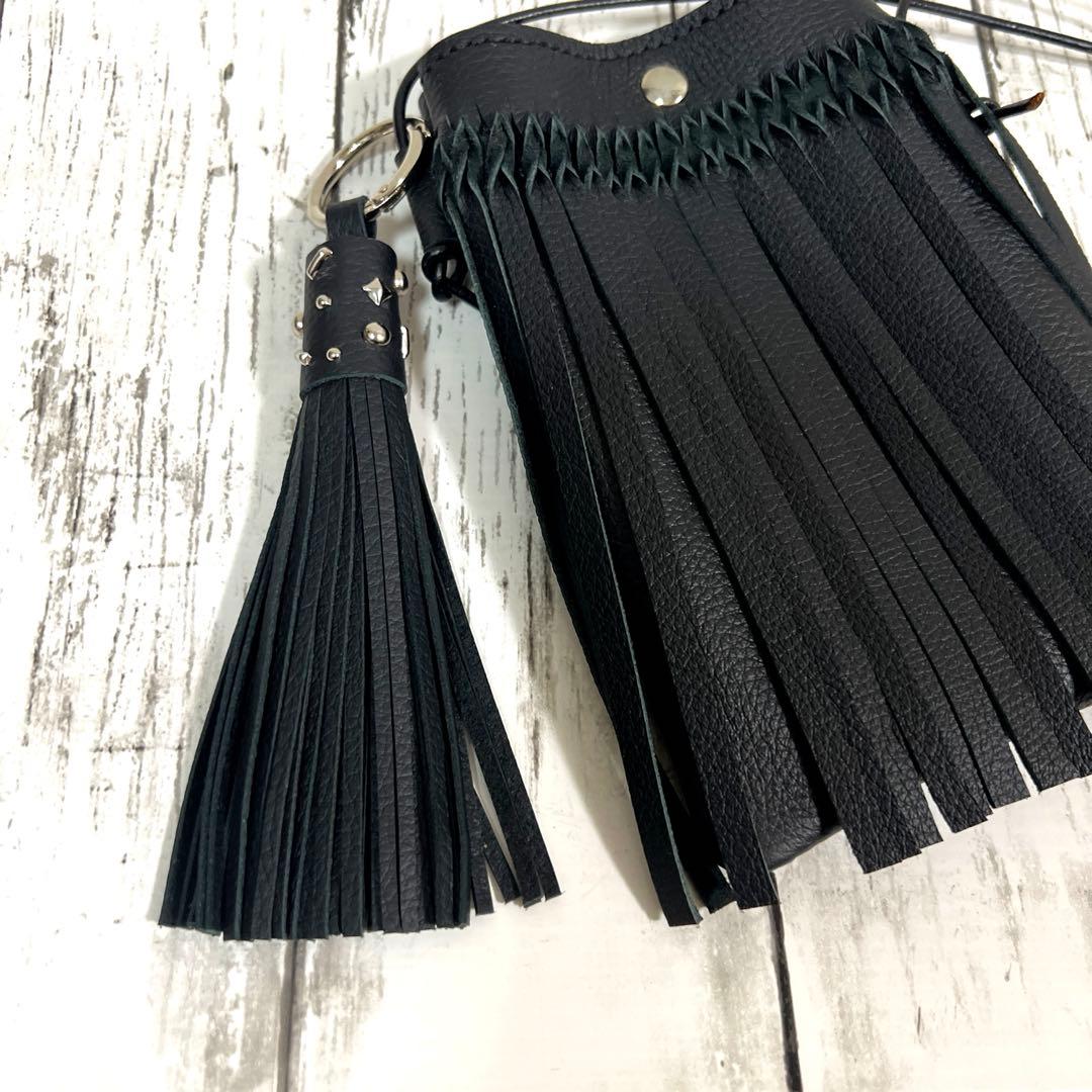 長いスタッズタッセルチャームスタッズミックスカラーハンドメイド