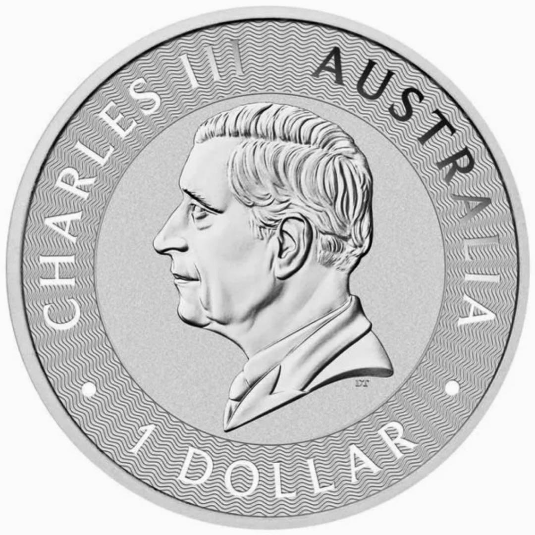 オーストラリア2025年カンガルー1oz記念銀貨 未使用品D05