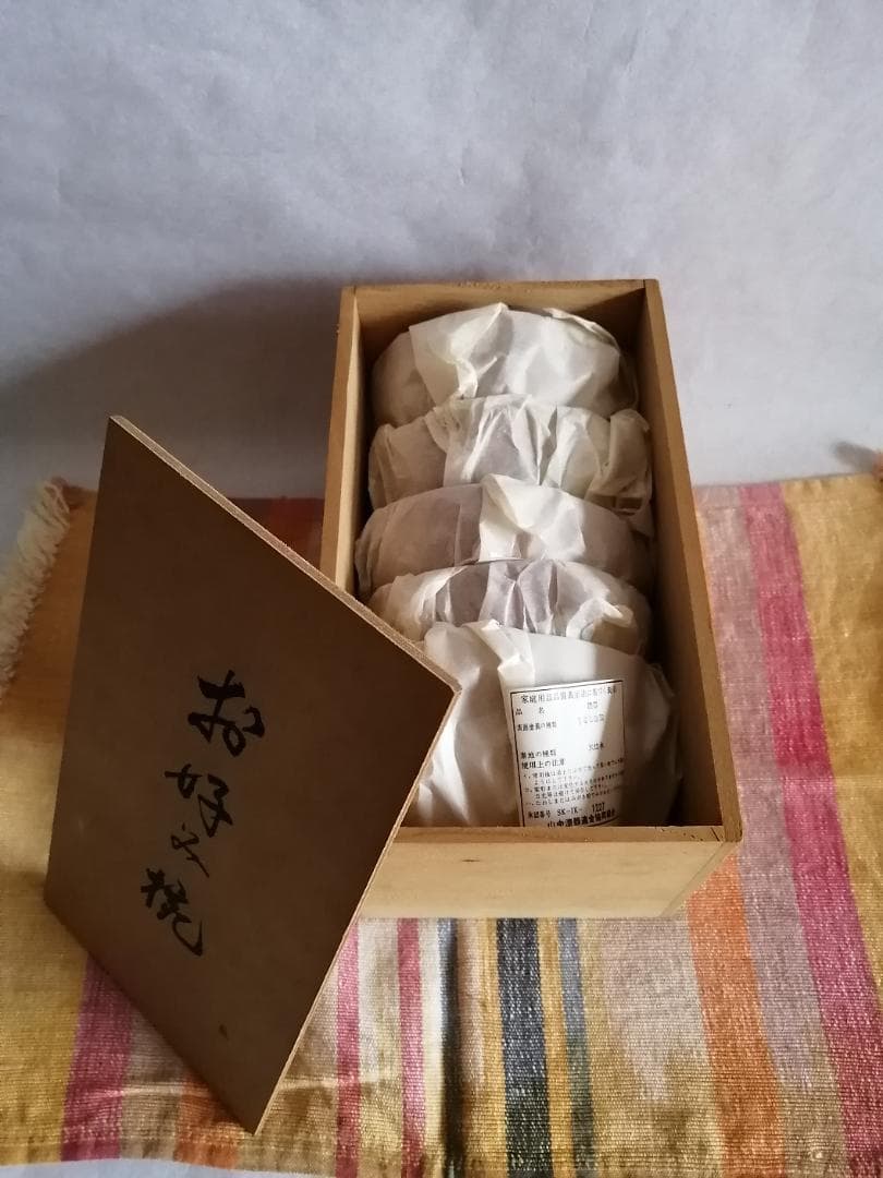 値下げ！山中漆器　お好み椀5客　天然木