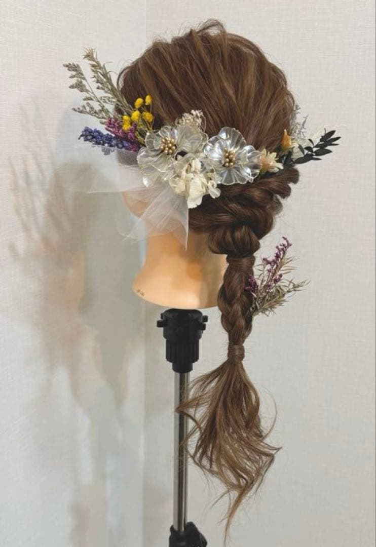髪飾りセット 花飾り　アメリカンフラワー　和装髪飾り　成人式髪飾り　結婚式髪飾り