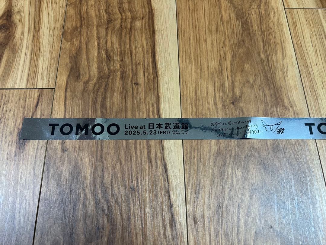 TOMOO チケットホルダー、ステッカー、フォンタブ、銀テープ、フライヤー