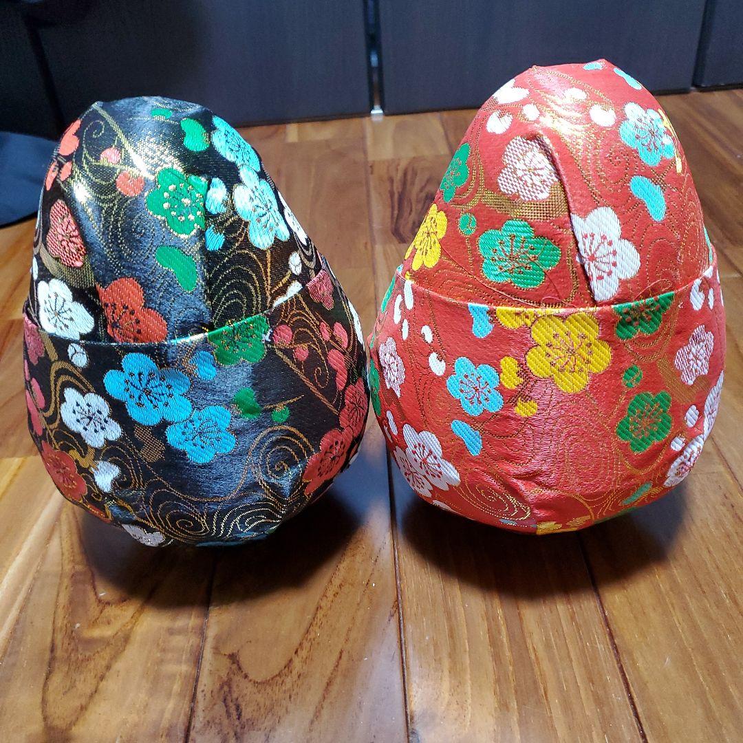 姫だるま　伝統的　日本人形　2体セット　縁起物