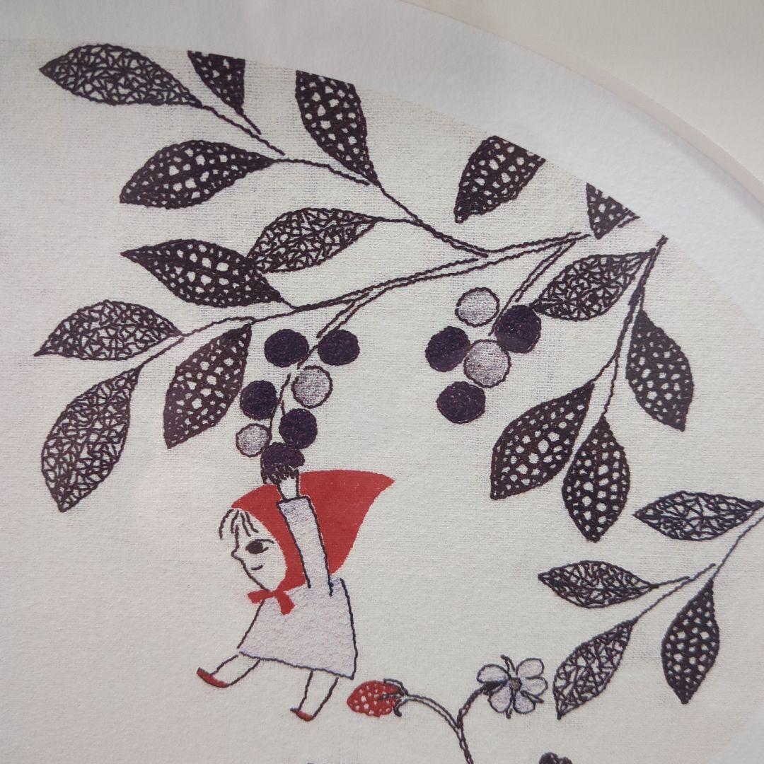 MICAO『ブルーベリー畑』 フレーム付　版画　絵画　ミカオ