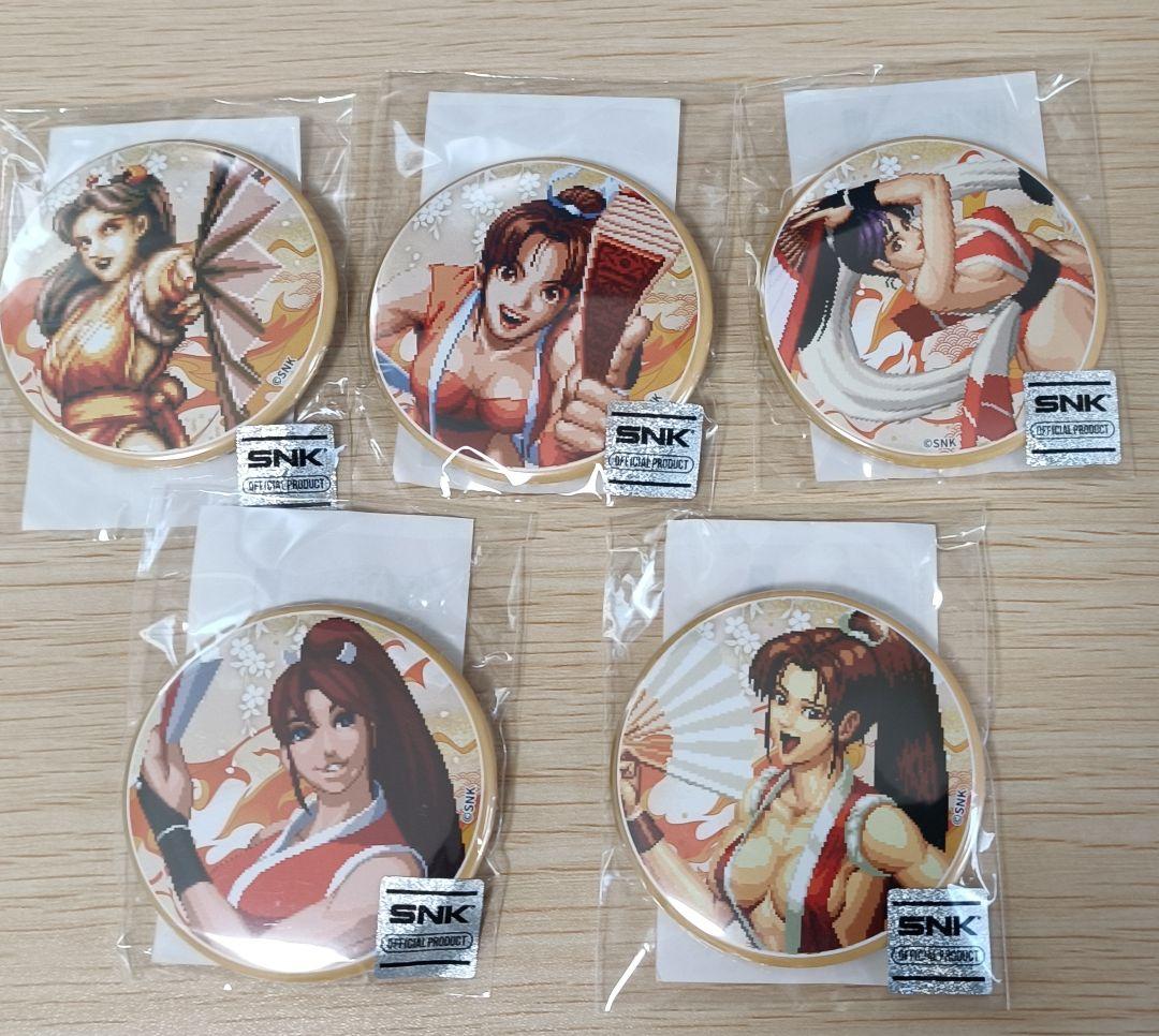 不知火舞　缶バッジ　くじコレ　KOF　SNK　未開封　17種セット