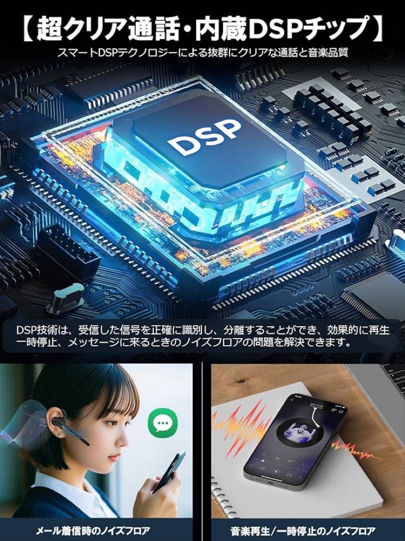 ワイヤレスヘッドセット Earaku MicCuff J200