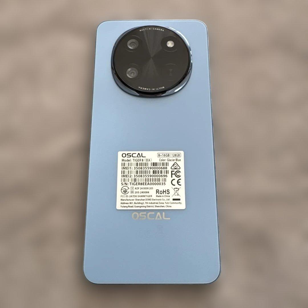 OSCAL TIGER 8 128GB 5Gスマートフォン