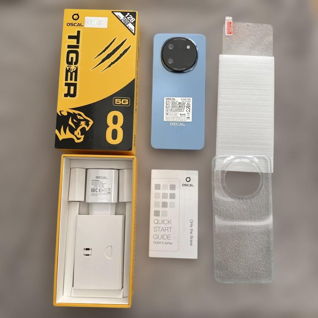 OSCAL TIGER 8 128GB 5Gスマートフォン
