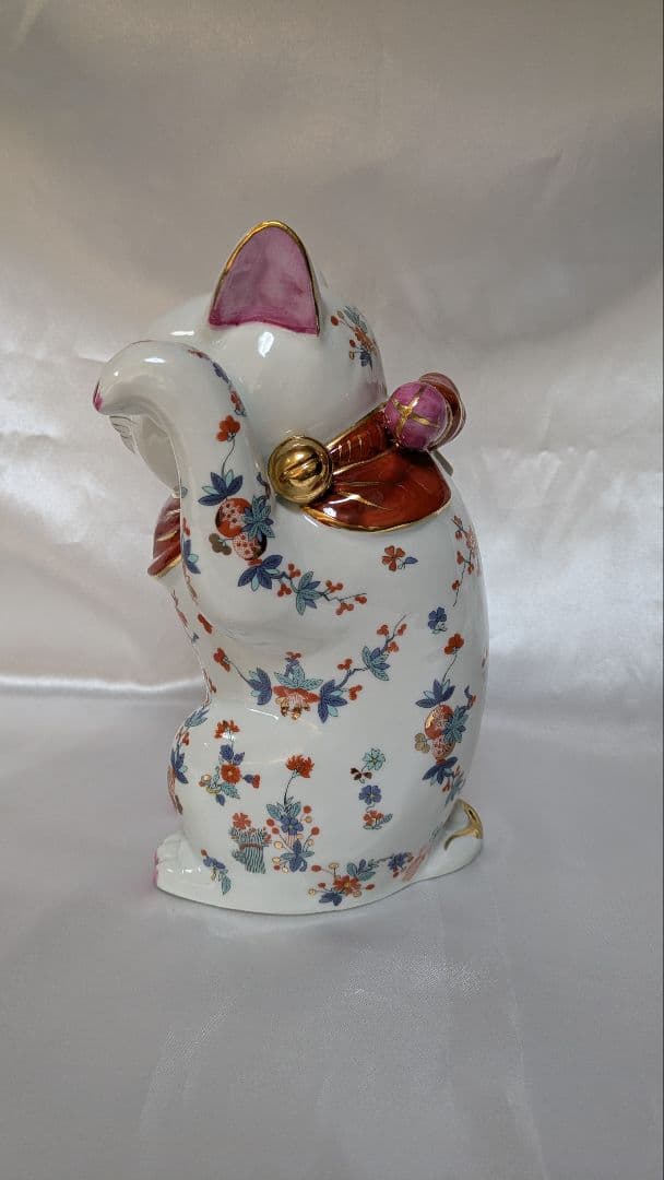 復刻版 マイセン写し招き猫 大サイズ