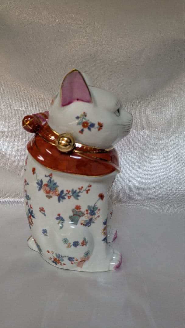 復刻版 マイセン写し招き猫 大サイズ