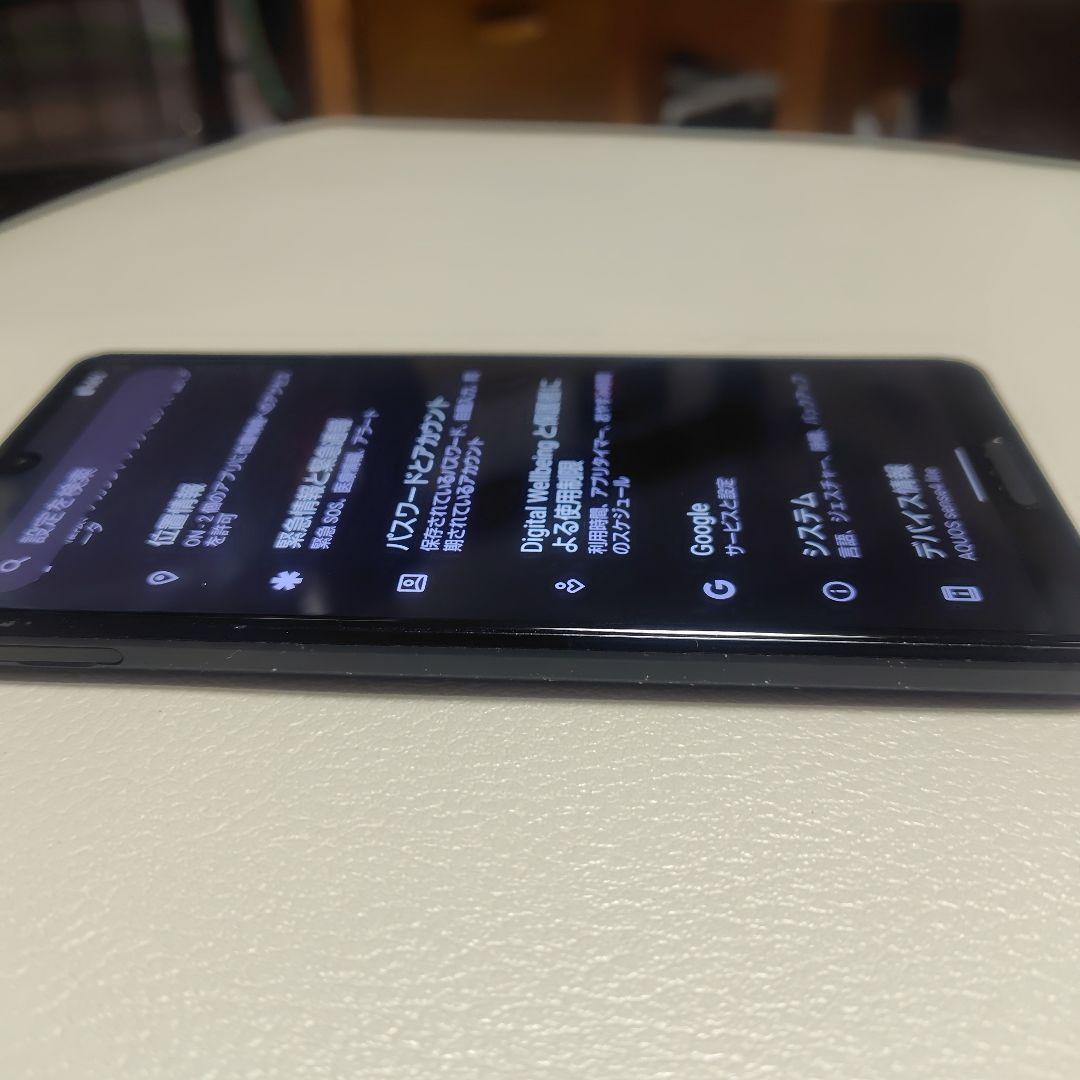 ゴ*イ様 【中古】AQUOS SENSE4 lite 傷多数　デュアルSIM