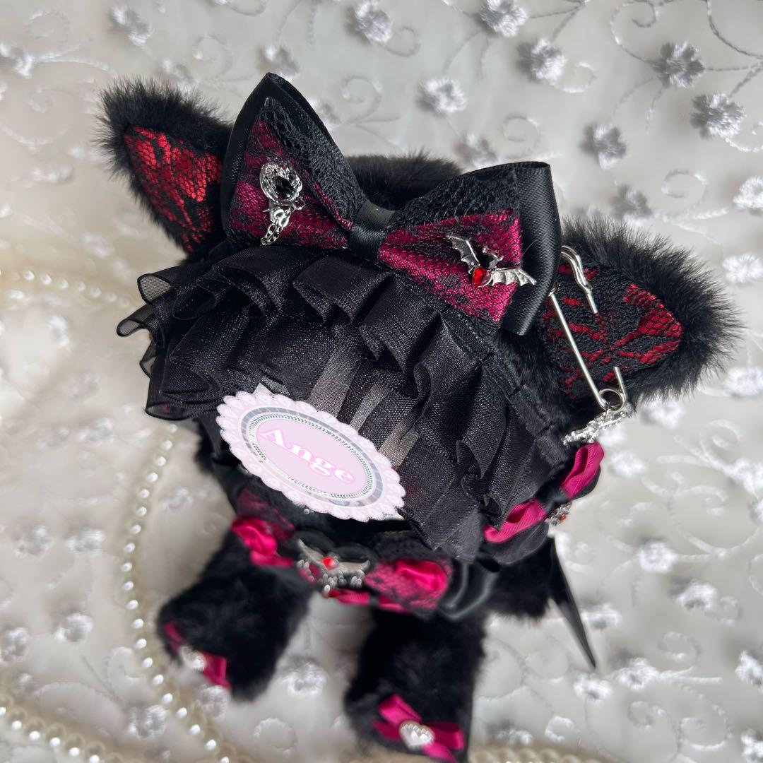 ぬい服　着ぐるみ　16cm おすわり　ヴァンパイア R7-89