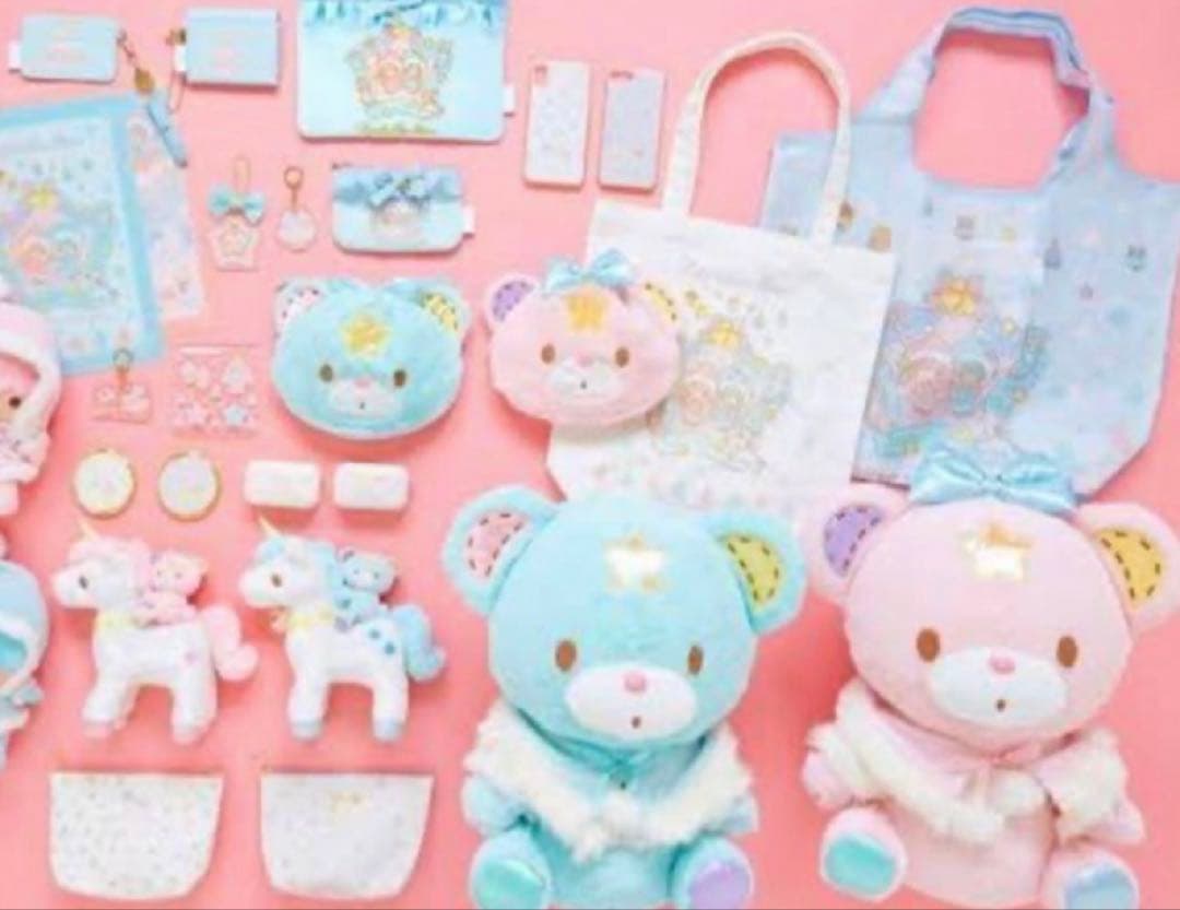 キキララ ユニコーン&パフポフぬいぐるみ