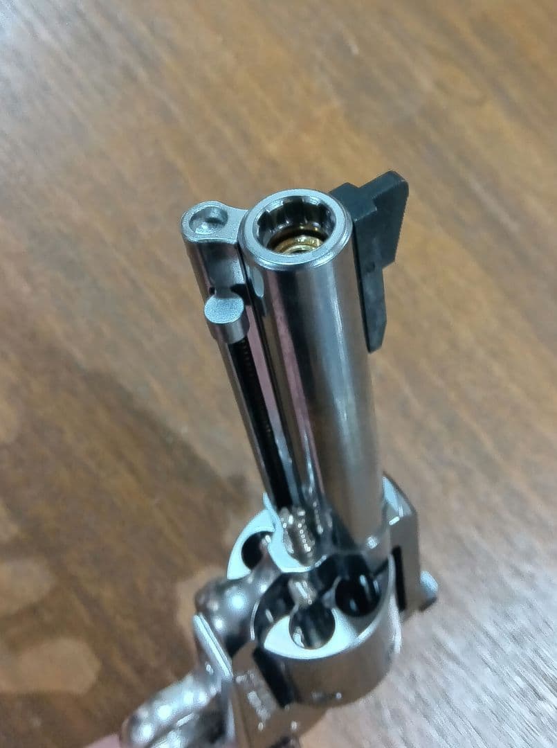 スーパーブラックホーク 4.62インチ ブラックパール調グリップ シルバーABS