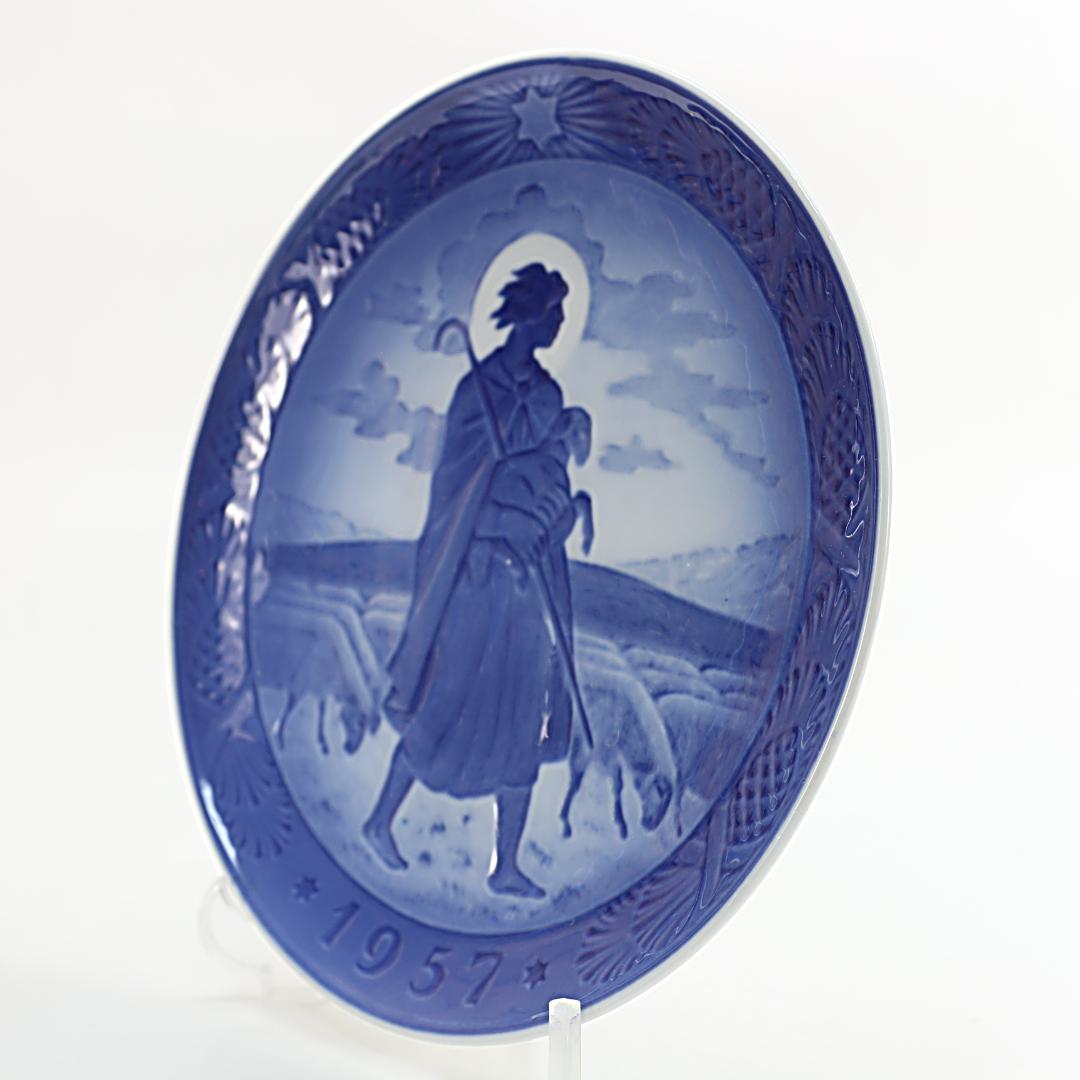 sui　1957年 「羊と羊飼い」 イヤープレート ロイヤルコペンハーゲン