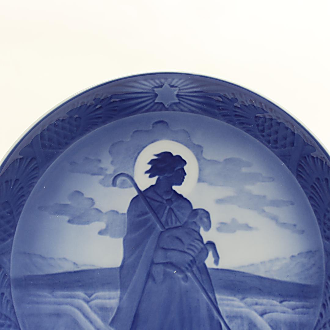 sui　1957年 「羊と羊飼い」 イヤープレート ロイヤルコペンハーゲン