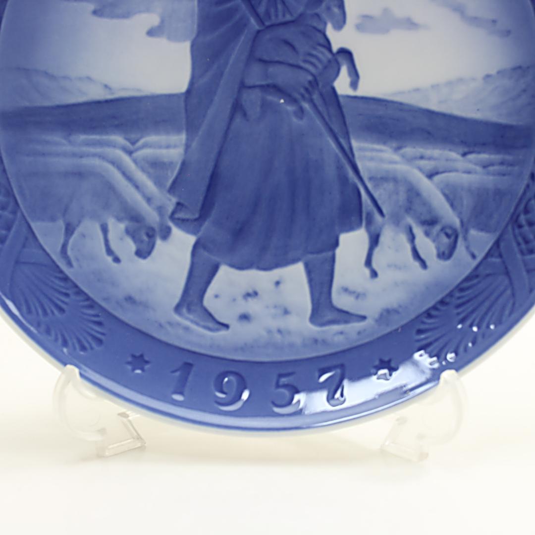 sui　1957年 「羊と羊飼い」 イヤープレート ロイヤルコペンハーゲン